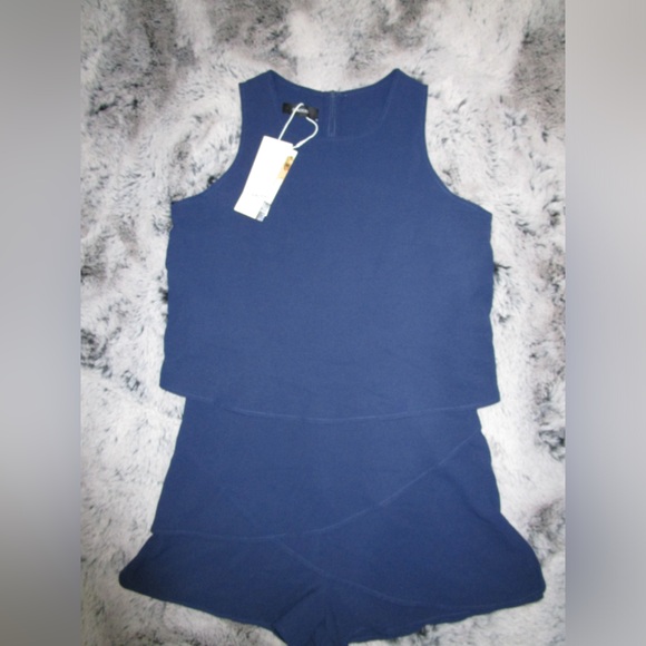 Elegant Summer Casual Off Shoulder Ruffle Sleeveless One Piece Rompers - Picture 2 of 3